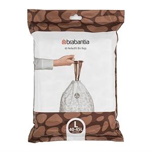 Brabantia vuilniszakken / met trekband / Code L / 40-45 liter / 40 stuks