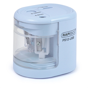 Rapesco elektrische puntenslijper / poederblauw