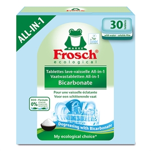 Frosch All-in-1 vaatwastabletten / Bicarbonate / 30 tabs