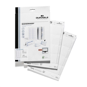 Durable 145602 etiket voor badges / 160 etiketten / 20 vellen