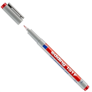 Edding 151F OHP marker / rood / ronde punt / 0,6 mm